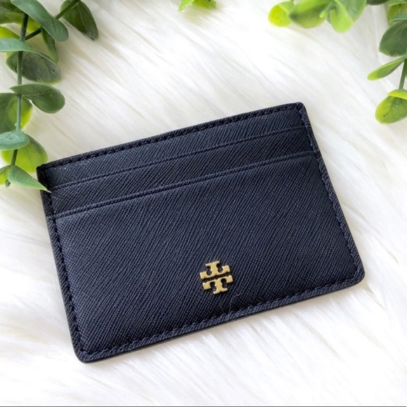 Tory Burch Accessories - TORY BURCH • NAVY EMERSON CARD CASE